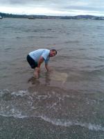 Pete Davies with his 33lb Blonde Ray