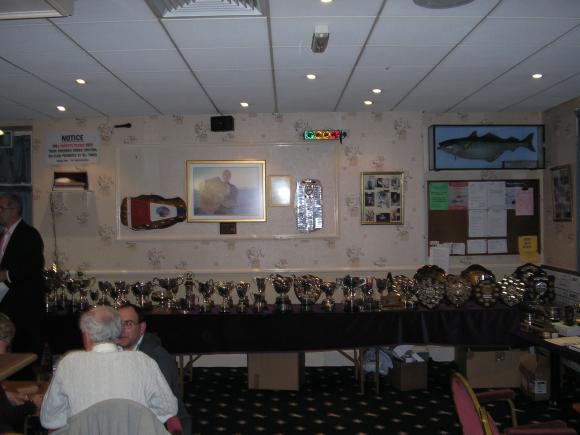 Presentation evening 2012 Trophy Table